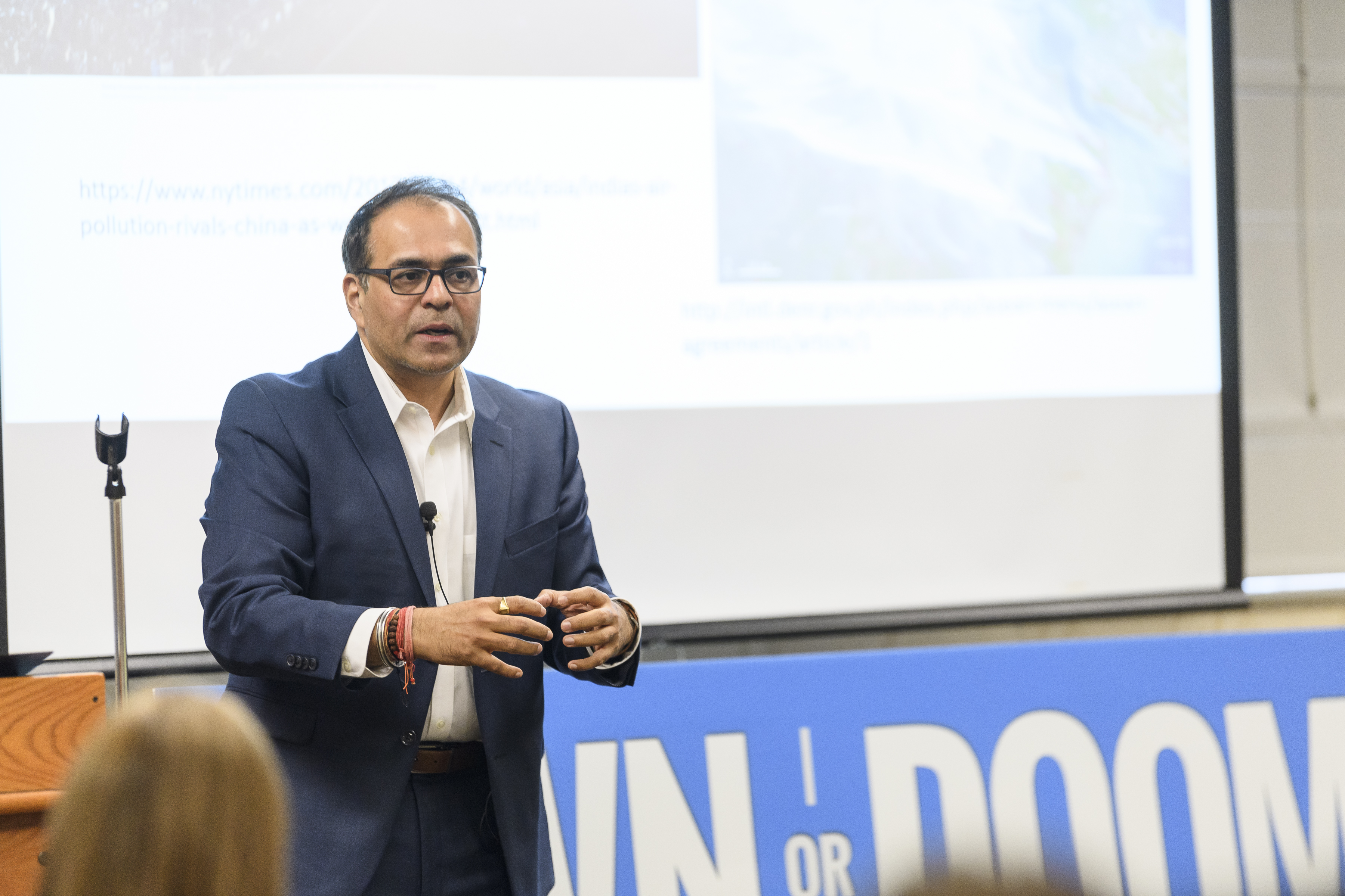Dev Niyogi, Professor of Agronomy and EAPS, former Indiana State Climatologist, "How cities shape climate and why smart urban design may help prevent natural disasters" 